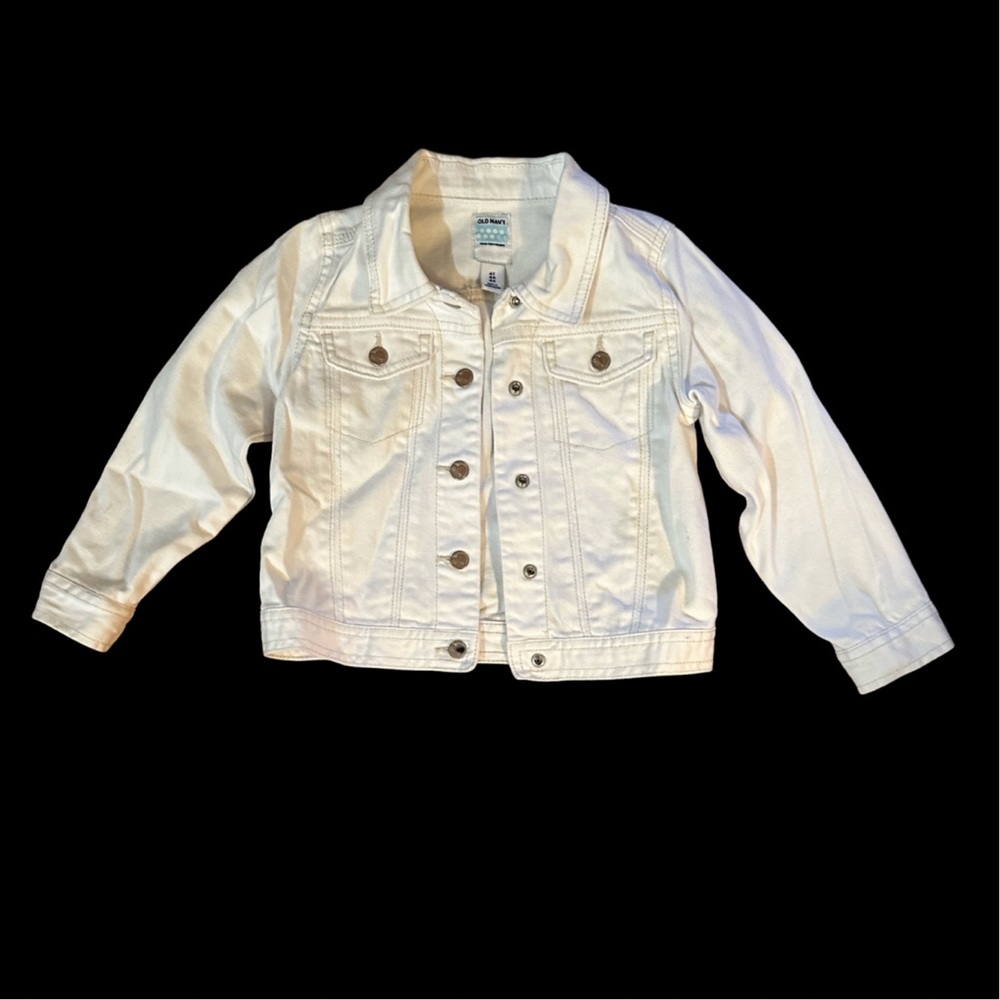 White Jean Jacket size 4T